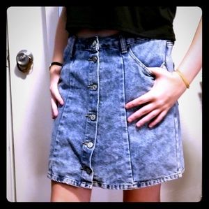 Denim skirt